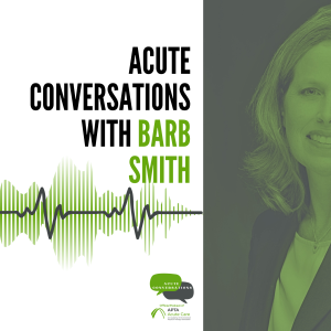 Barb Smith on Pioneering Research for Better Acute Care episode artwork